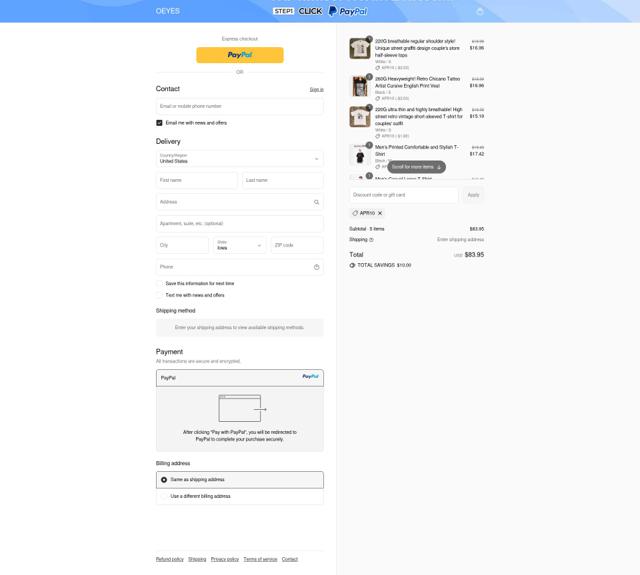 Oeyes checkout page showing Oeyes discount code box | Screenshot taken by SimplyCodes community member on Sep 11, 2025