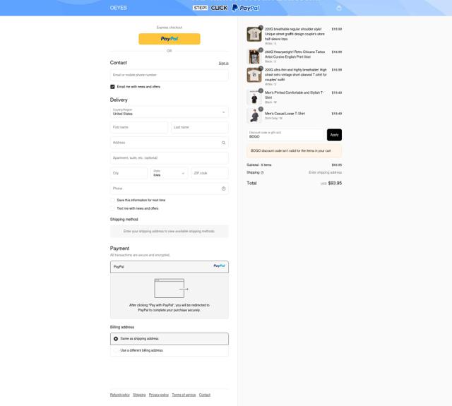 Oeyes checkout page showing Oeyes discount code box | Screenshot taken by SimplyCodes community member on Sep 11, 2025