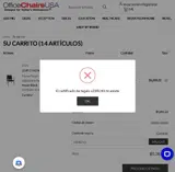 Office Chairs USA coupon verification screenshot
