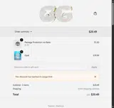 OG Slimes coupon verification screenshot