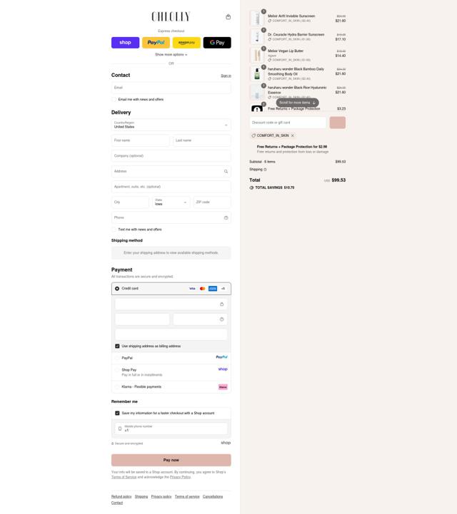 Ohlolly checkout page showing Ohlolly discount code box | Screenshot taken by SimplyCodes community member on Sep 14, 2025