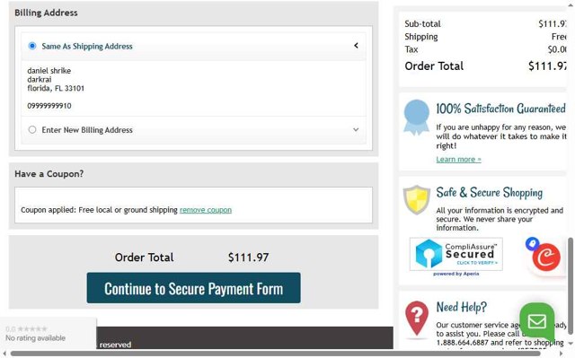 Oh Nuts checkout page showing Oh Nuts promo code box | Screenshot taken by SimplyCodes community member on May 5, 2025