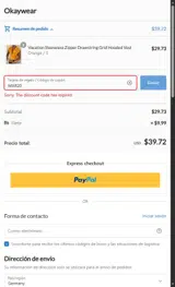 MAR20 coupon verification screenshot