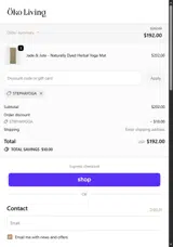 STEPHAYOGA coupon verification screenshot
