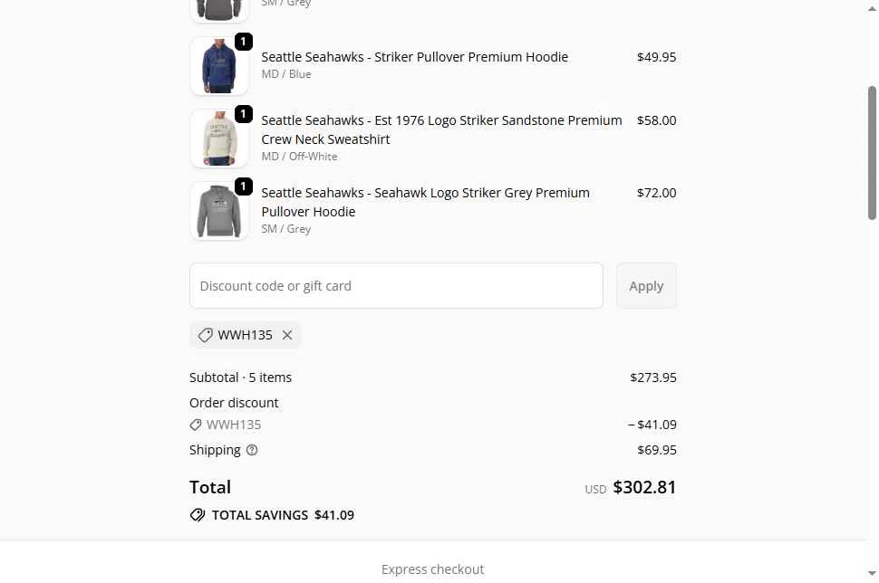 Old Glory checkout page showing Old Glory discount code box | Screenshot taken by SimplyCodes community member on Feb 1, 2026