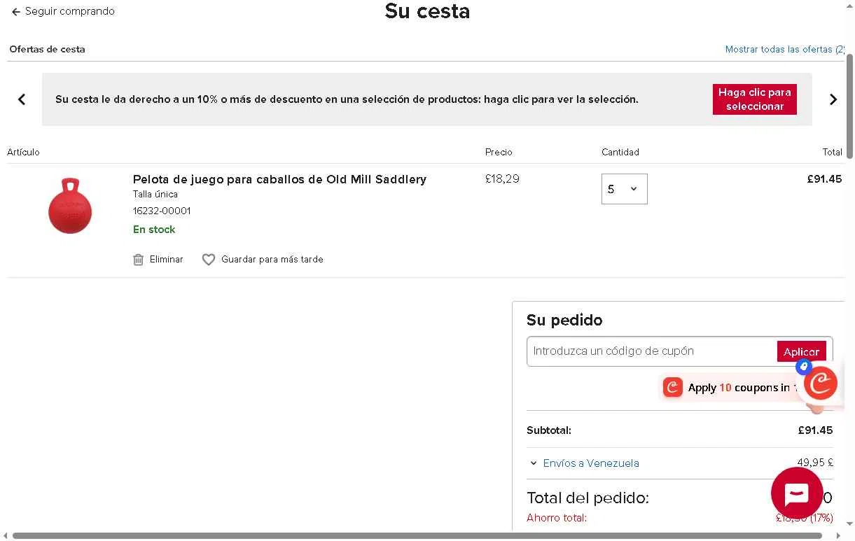 Old Mill Saddlery checkout page showing Old Mill Saddlery discount code box | Screenshot taken by SimplyCodes community member on Jan 19, 2026