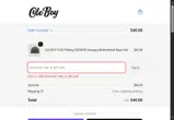 OBO20 coupon verification screenshot