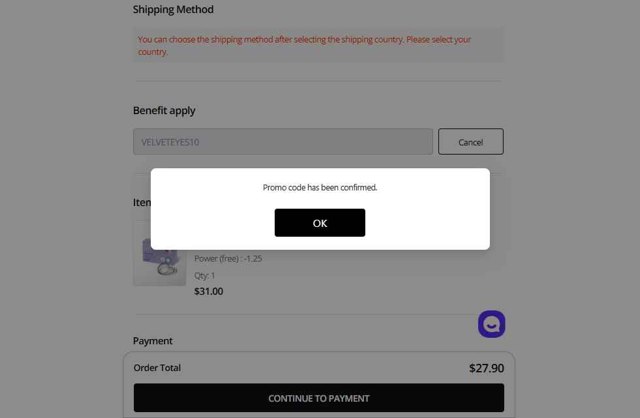 Olens checkout page showing Olens promo code box | Screenshot taken by SimplyCodes community member on Aug 31, 2025