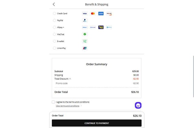 Olens checkout page showing Olens promo code box | Screenshot taken by SimplyCodes community member on Aug 25, 2025