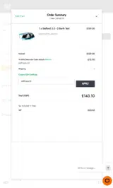 ASPINALL10 coupon verification screenshot