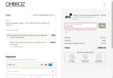 Ombraz coupon verification screenshot