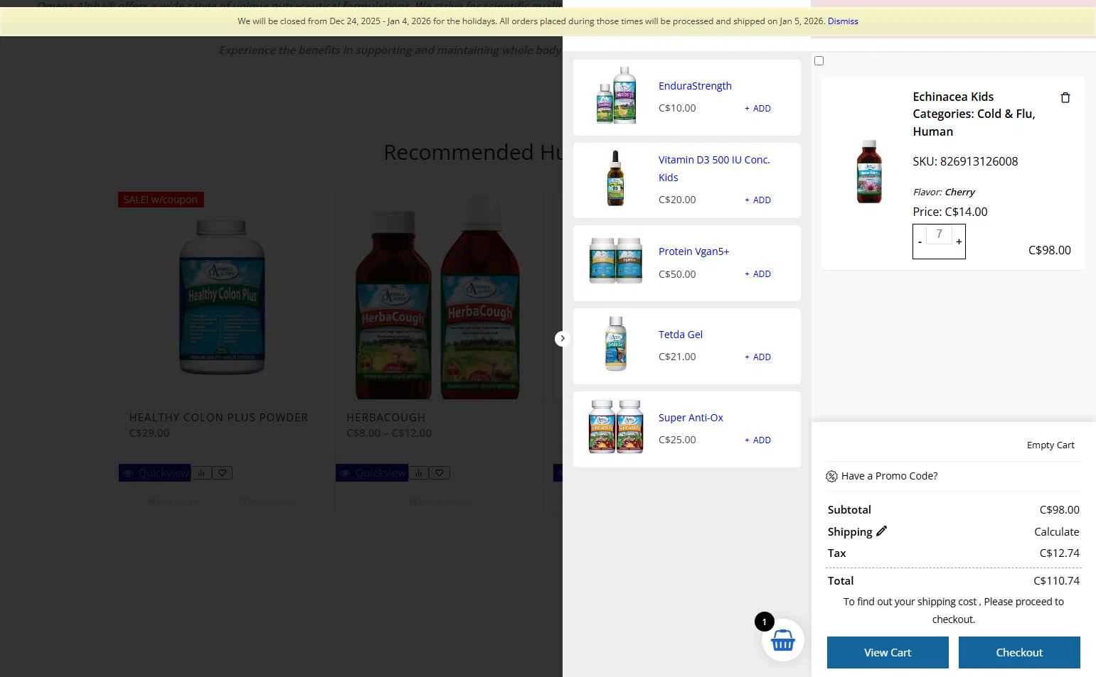 Omega Alpha Store checkout page showing Omega Alpha Store promo code box | Screenshot taken by SimplyCodes community member on Dec 17, 2025