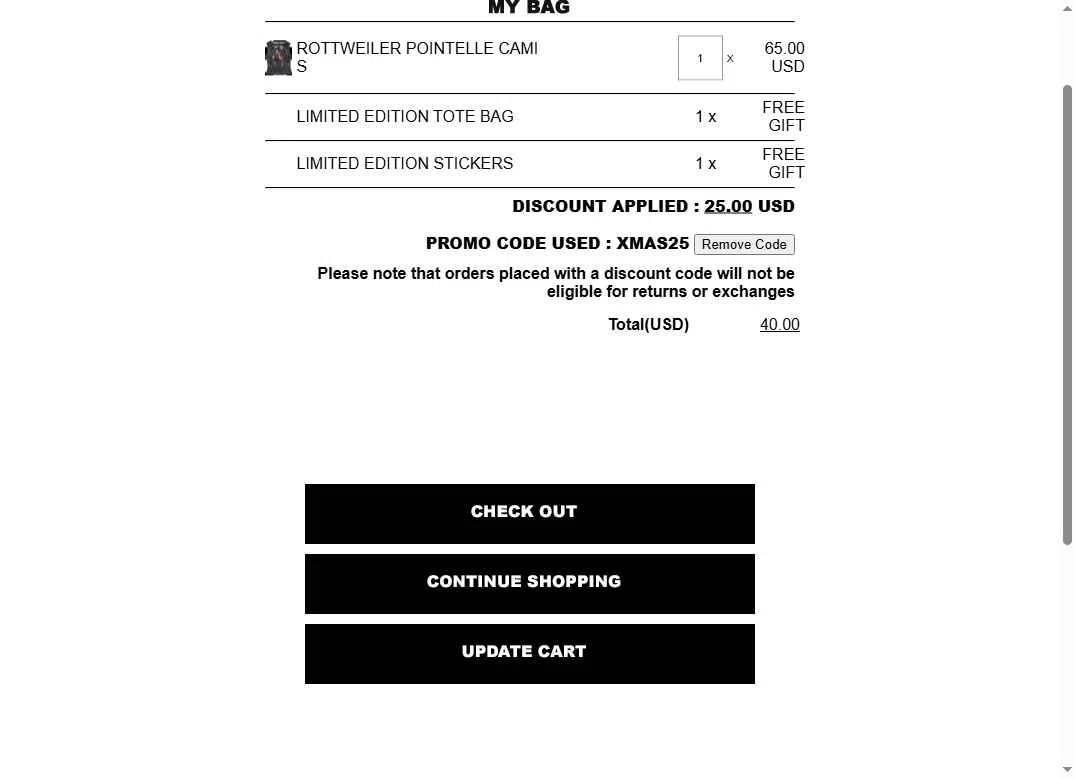 O-Mighty checkout page showing O-Mighty promo code box | Screenshot taken by SimplyCodes community member on Dec 27, 2025