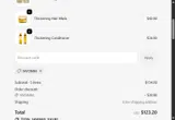 OMM Collection coupon verification screenshot