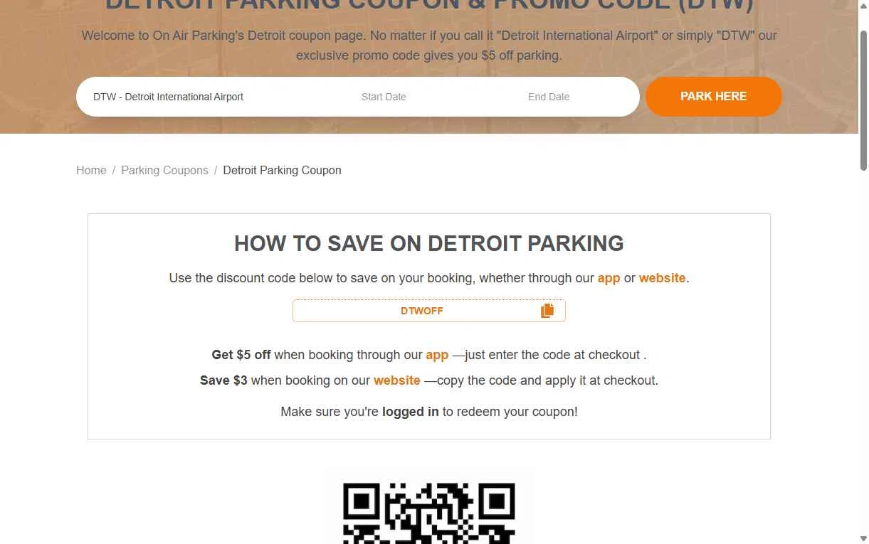 On Air Parking checkout page showing On Air Parking coupon code box | Screenshot taken by SimplyCodes community member on Dec 31, 2025