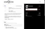 One0One coupon verification screenshot
