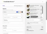 One Dollar Stock coupon verification screenshot
