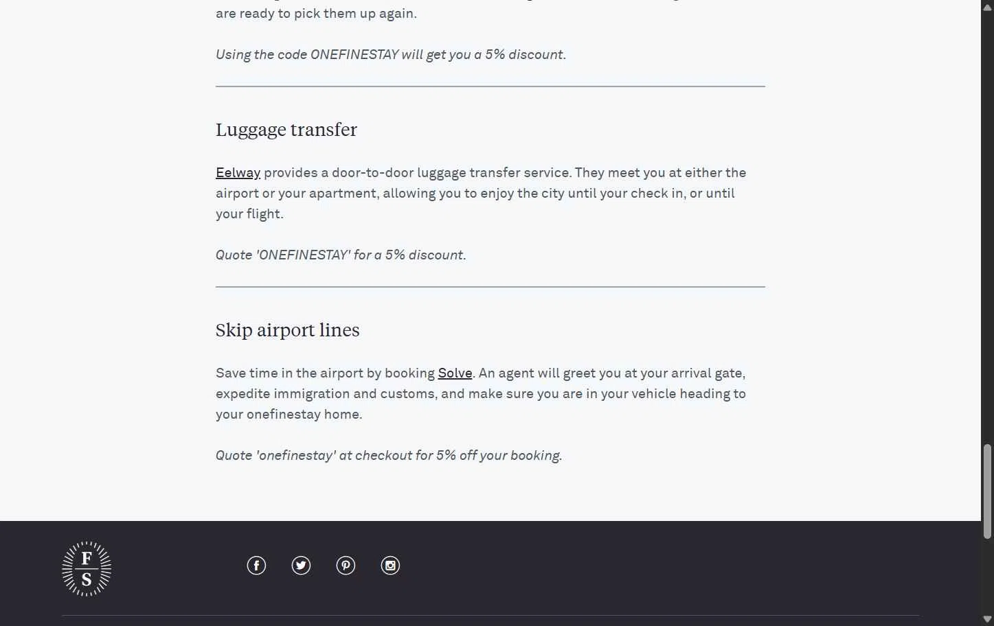 Onefinestay checkout page showing Onefinestay promo code box | Screenshot taken by SimplyCodes community member on Sep 26, 2025