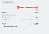ENJOYSHOPJ coupon verification screenshot