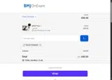 OnExamination coupon verification screenshot