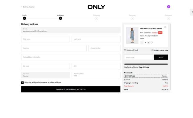 ONLY checkout page showing ONLY promo code box | Screenshot taken by SimplyCodes community member on Sep 10, 2025