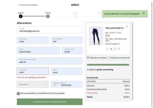 ONLY checkout page showing ONLY promo code box | Screenshot taken by SimplyCodes community member on Aug 29, 2025