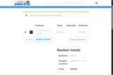 WOMENS coupon verification screenshot