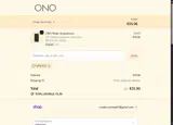 ONO Roller coupon verification screenshot
