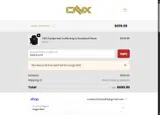 ONX Sports coupon verification screenshot