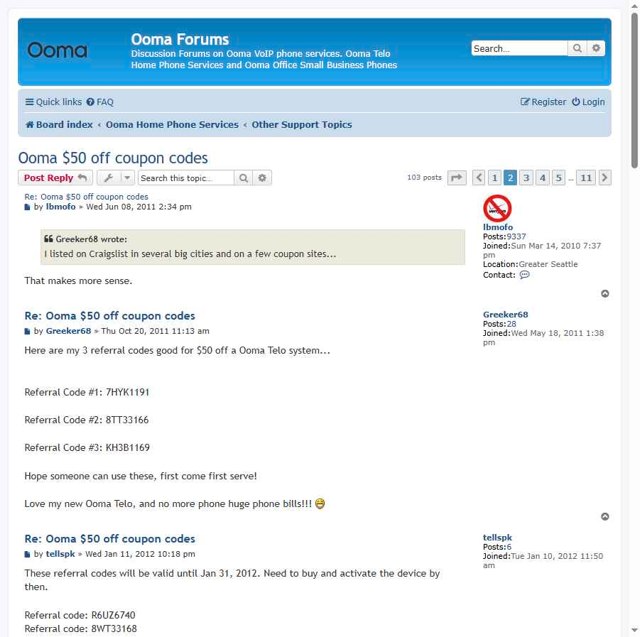 Ooma checkout page showing Ooma coupon code box | Screenshot taken by SimplyCodes community member on Jul 23, 2025