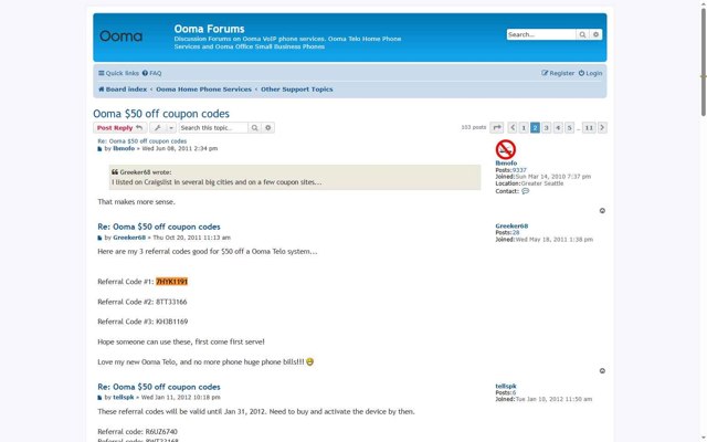 Ooma checkout page showing Ooma coupon code box | Screenshot taken by SimplyCodes community member on Aug 12, 2025