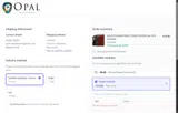 Opal Auctions coupon verification screenshot