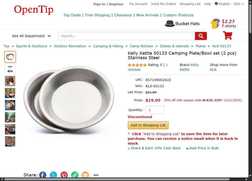 Open Tip checkout page showing Open Tip coupon code box | Screenshot taken by SimplyCodes community member on Nov 30, 2025