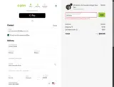 O.penVAPE coupon verification screenshot