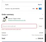 NYBLITZ coupon verification screenshot