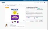 OptiBac Probiotics US coupon verification screenshot