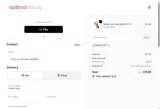 Optima Beauty Supply coupon verification screenshot