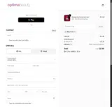 Optima Beauty Supply coupon verification screenshot