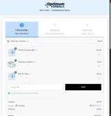 Optimum Formula coupon verification screenshot