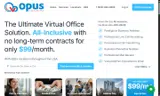 Opus Virtual Offices coupon verification screenshot