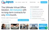 Opus Virtual Offices coupon verification screenshot