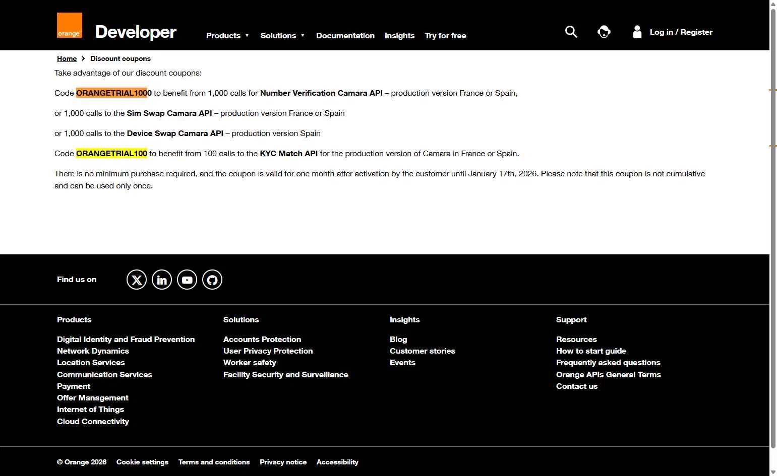 Orange Travel checkout page showing Orange Travel promo code box | Screenshot taken by SimplyCodes community member on Jan 4, 2026