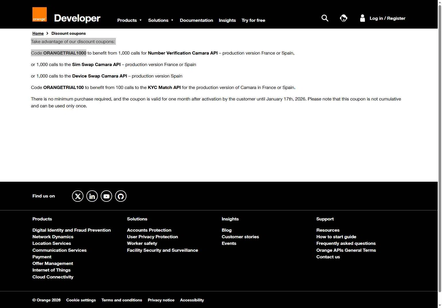Orange Travel checkout page showing Orange Travel promo code box | Screenshot taken by SimplyCodes community member on Jan 2, 2026