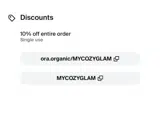 MYCOZYGLAM coupon verification screenshot