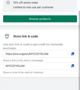MYCOZYGLAM coupon verification screenshot