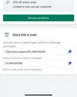 PLANE2ROME coupon verification screenshot