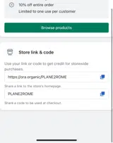 PLANE2ROME coupon verification screenshot