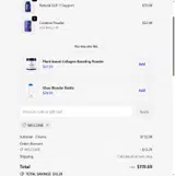 Ora Organic coupon verification screenshot