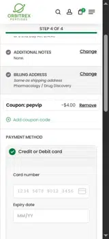 pepvip coupon verification screenshot