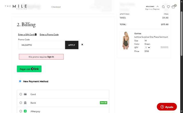 Orchard Mile checkout page showing Orchard Mile promo code box | Screenshot taken by SimplyCodes community member on Jun 7, 2025